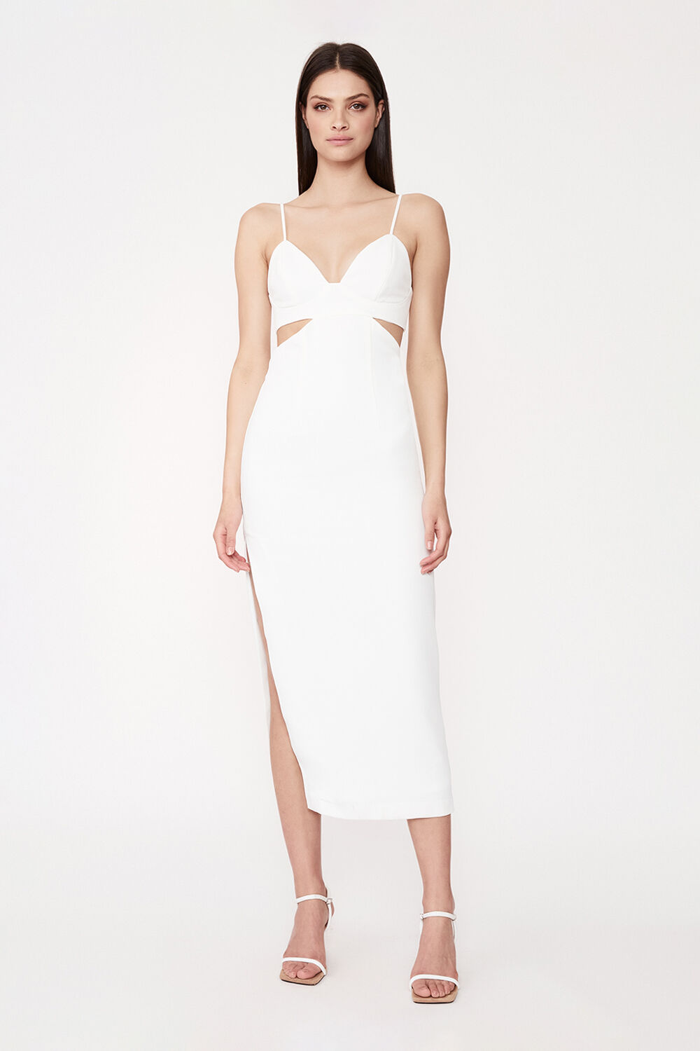 bardot slit dress