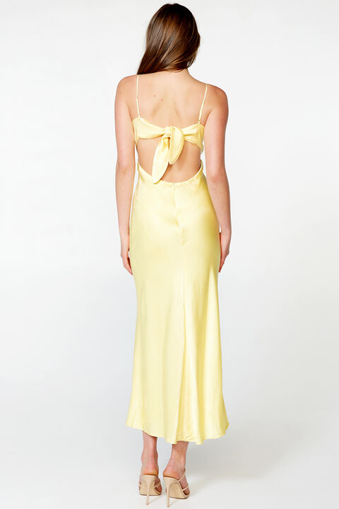 MALINDA SLIP DRESS in colour LIMELIGHT