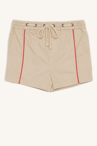 PIPED SHORT in colour WHITECAP GRAY