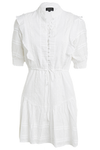 HENRIETTA MINI DRESS in colour CLOUD DANCER