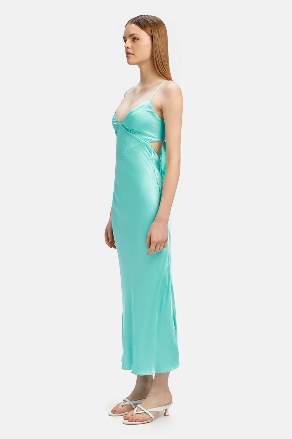 MALINDA SLIP DRESS in colour CLEARWATER