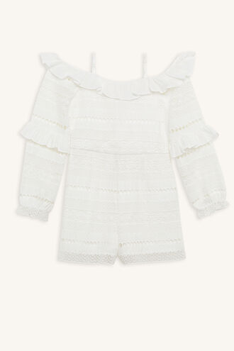 FLORIDA PLAYSUIT in colour CLOUD DANCER