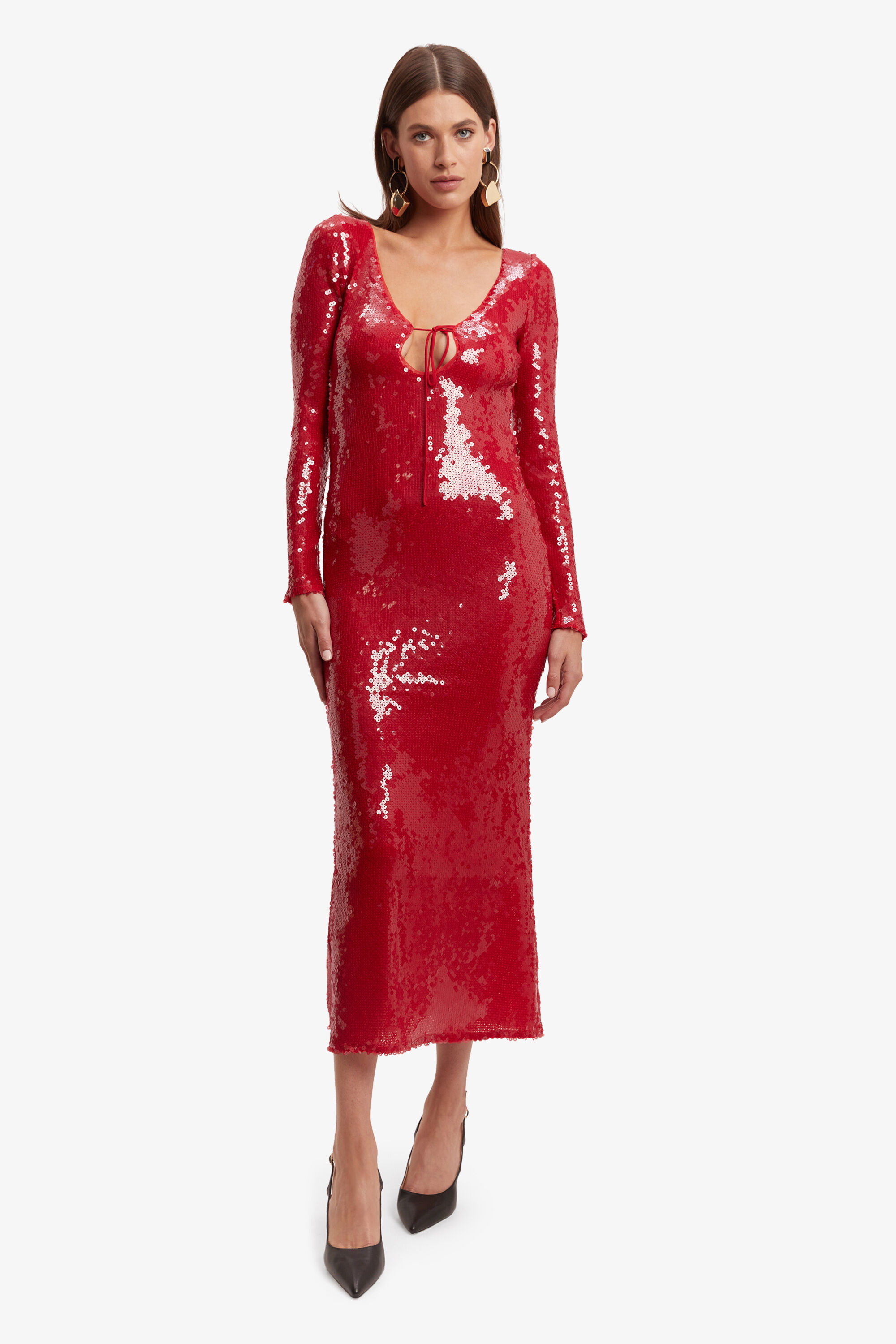 Bardot maxi evening dress best sale