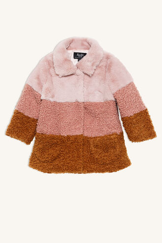 MONIQUE SPLICED COAT in colour SHELL