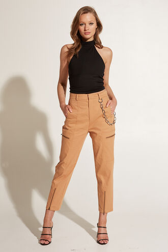 KAYLA TOP in colour CAVIAR