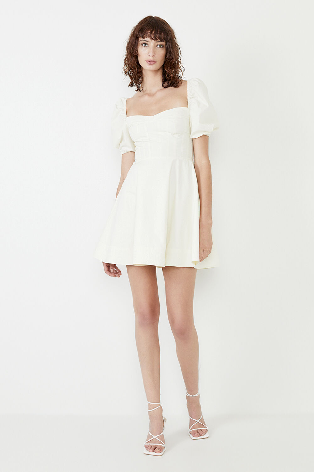 THE CORSET STAPLE DRESS in colour TENDER YELLOW
