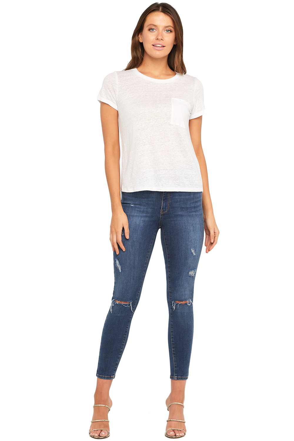 BRIANA TEE in colour BRIGHT WHITE