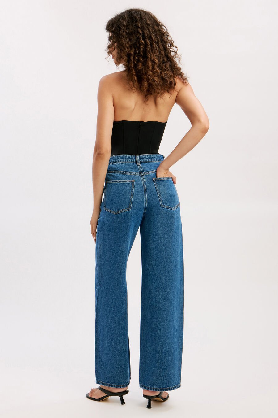 Cindy Wide Full Leg Jeans