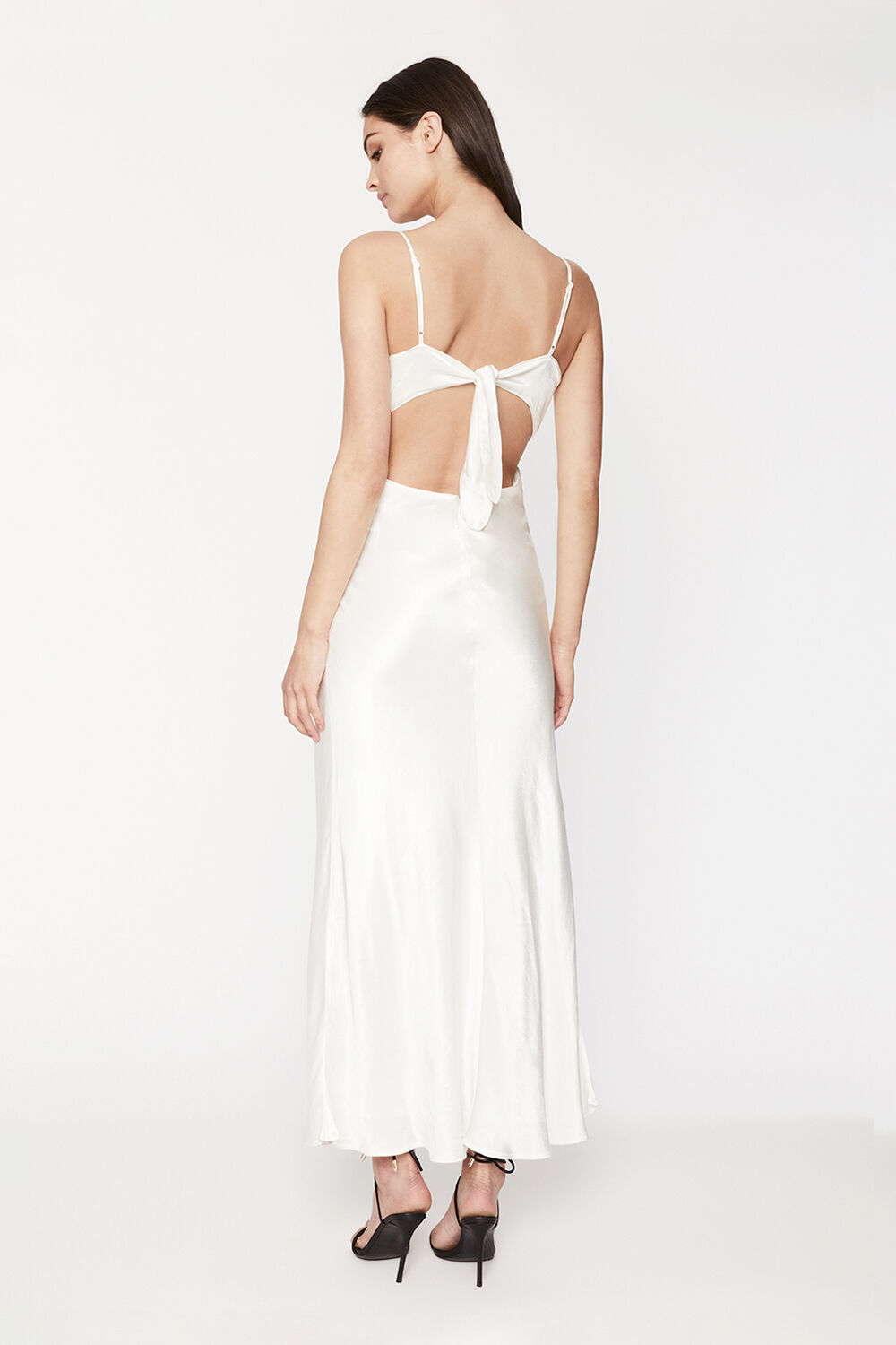 KARLOTTA SLIP DRESS in colour CLOUD DANCER