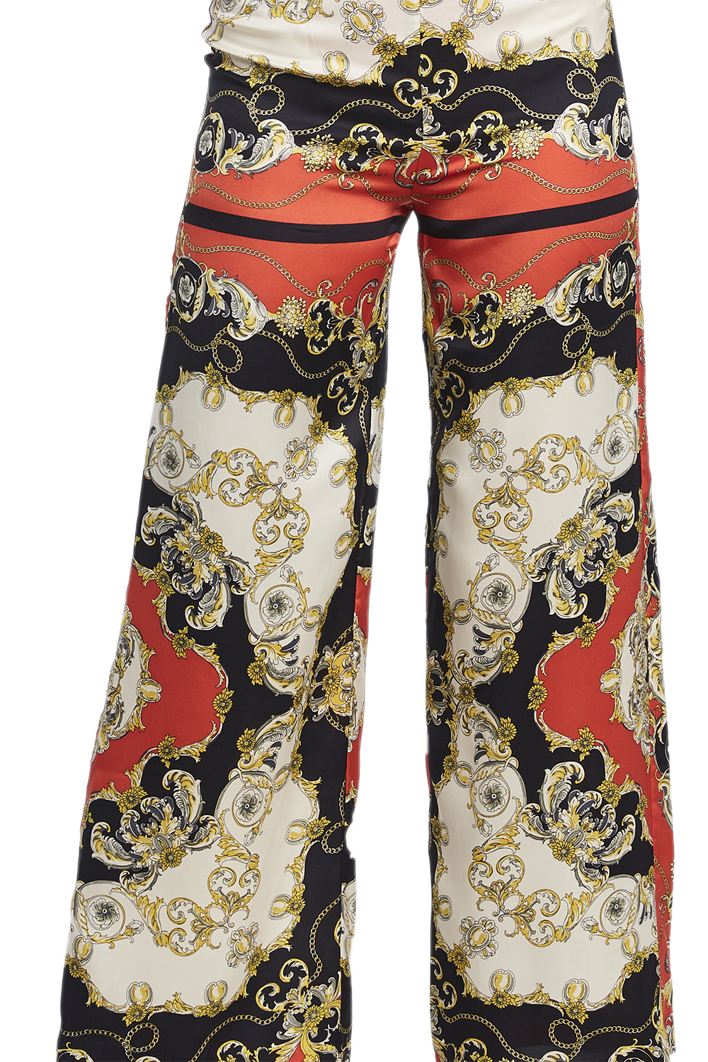 Scarf print pants Clearance