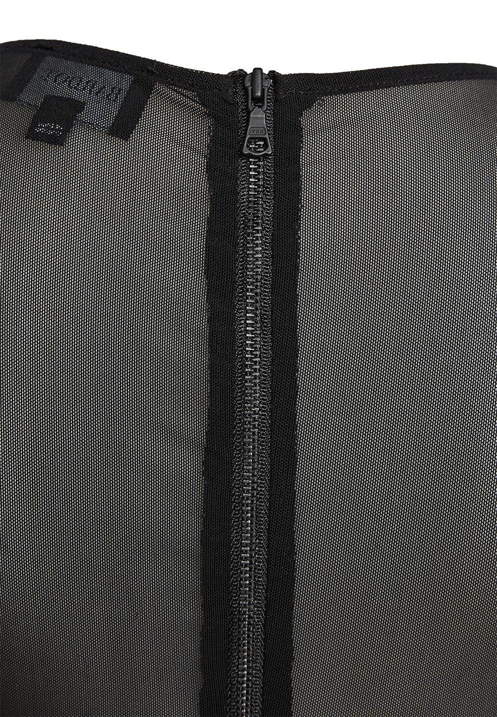 TASHA MESH DRESS in colour CAVIAR