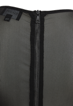 TASHA MESH DRESS in colour CAVIAR