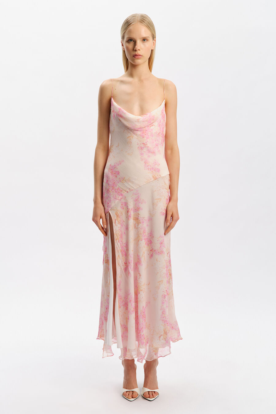 Jacynta Cowl Neck Maxi Dress