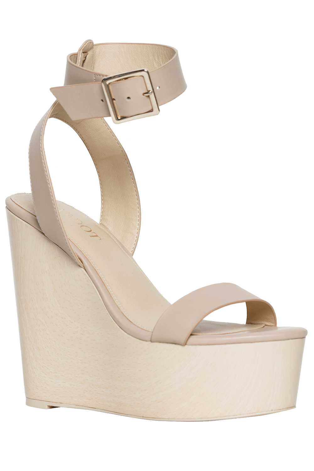 nude wedges