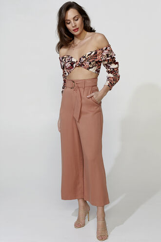ARIEL TOP  in colour DUSTY ROSE