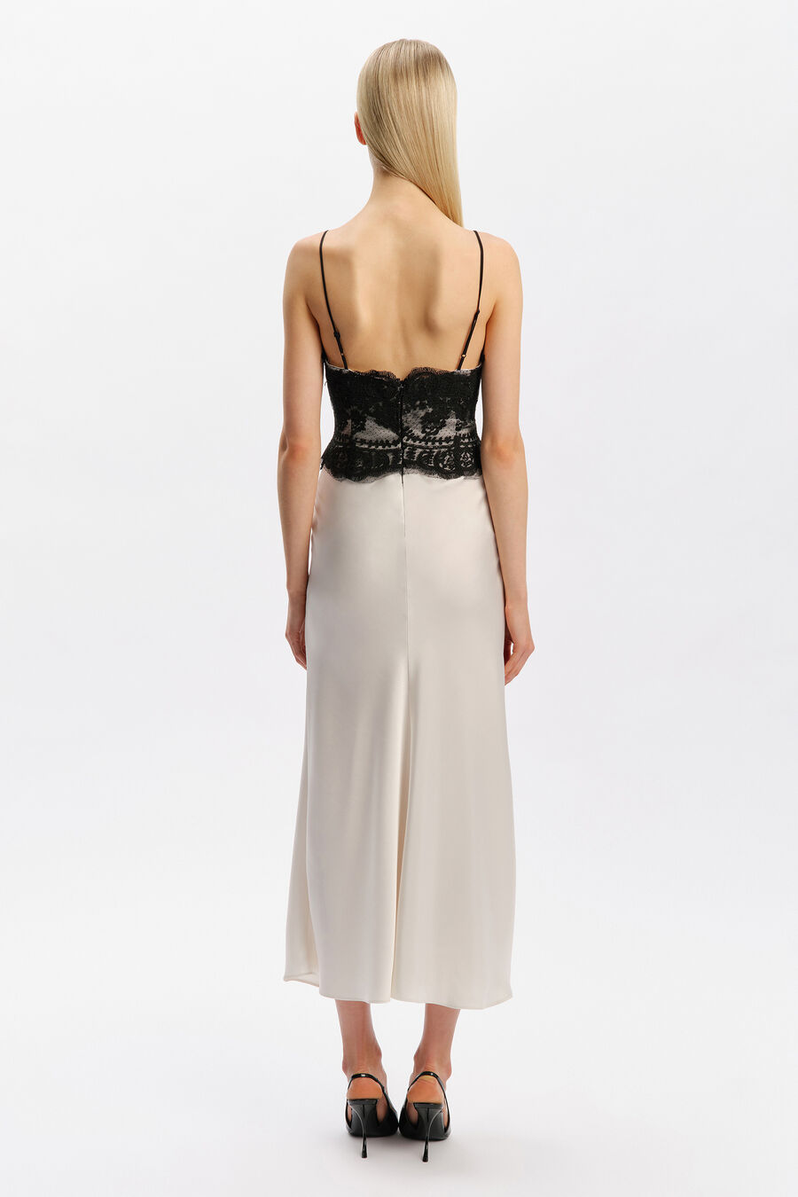 Ravinia Lace Bodice Midi Dress