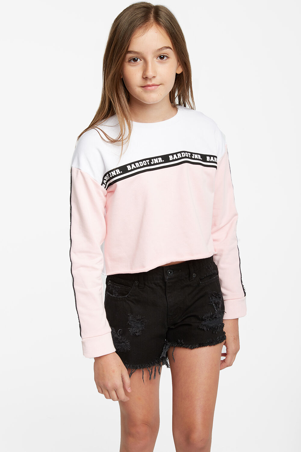 Cropped Sweat Top | Tween Girls 7-16 Tops | Bardot Junior