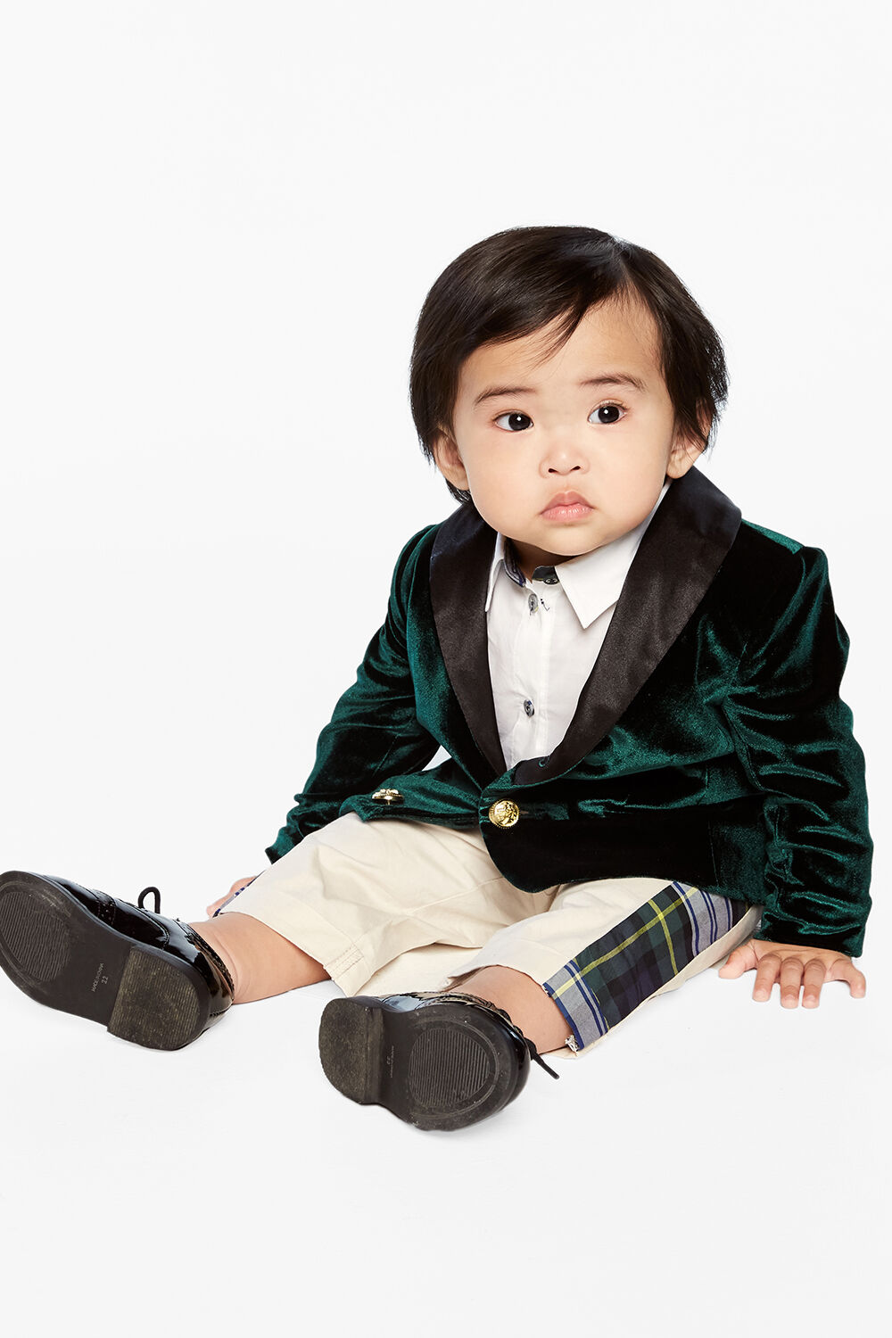 baby boy velvet jacket