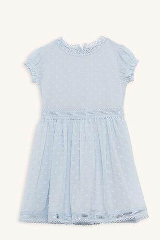 TEA PARTY DRESS in colour PEARL BLUE