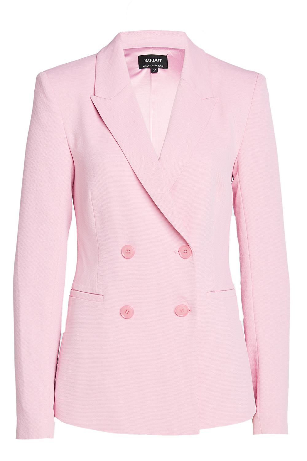 bardot pink blazer