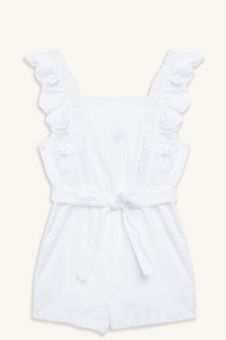 CINDY PLAYSUIT in colour BRIGHT WHITE