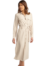 JANA SHIRT DRESS in colour MOONLIGHT