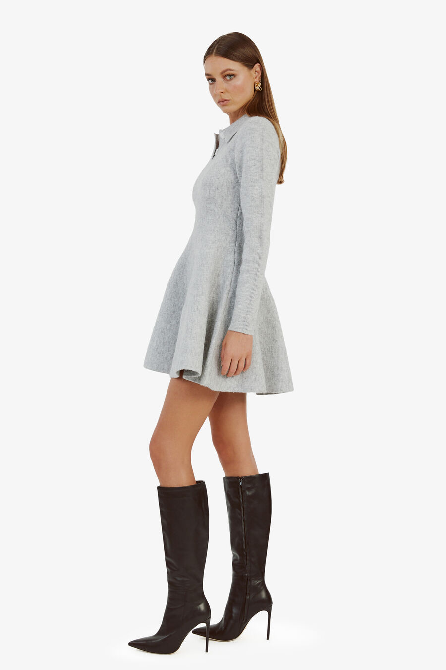 Lexter Mini Volume Knit Dress