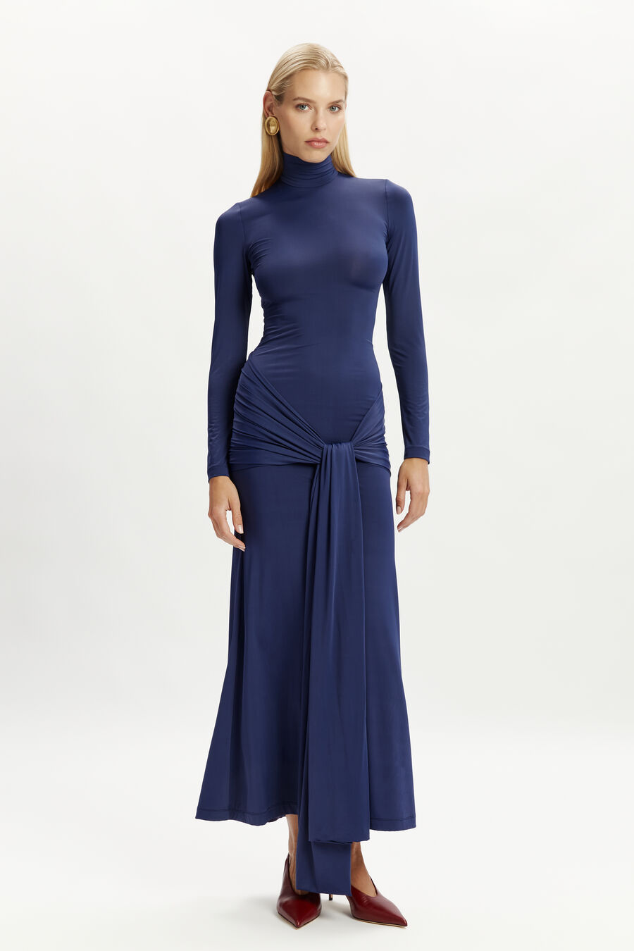 Alix Maxi Tie Front Dress