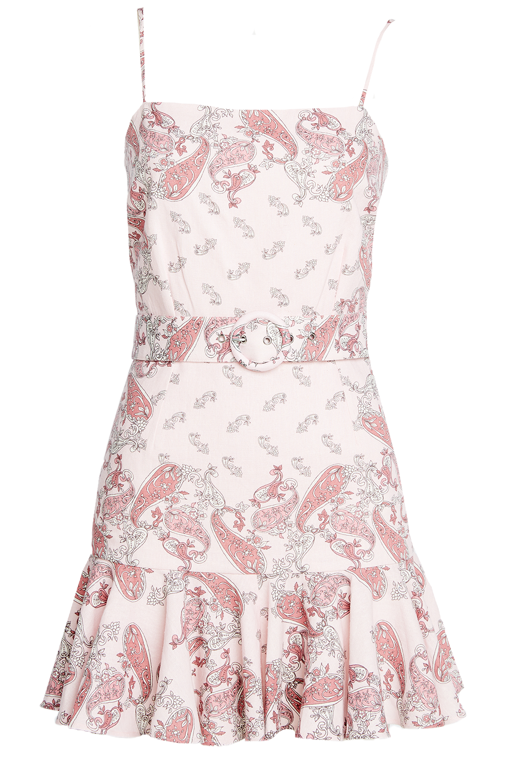Paisley Linen Dress in Pnk Paisly | Bardot