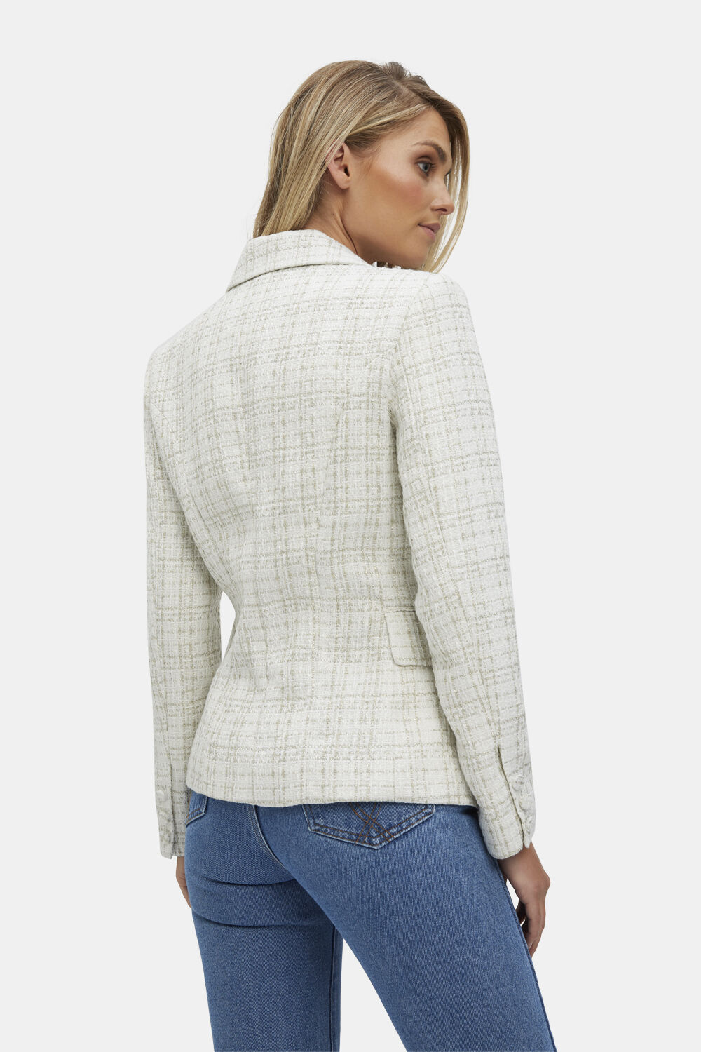 RAMONE BOUCLE BLAZER in colour CAVIAR