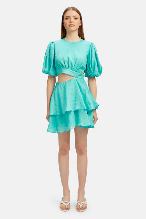 MAIA MINI DRESS in colour CLEARWATER