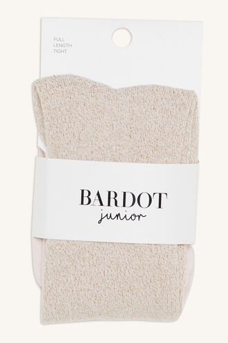 BABY COTTON LUREX TIGHTS in colour GOLD EARTH