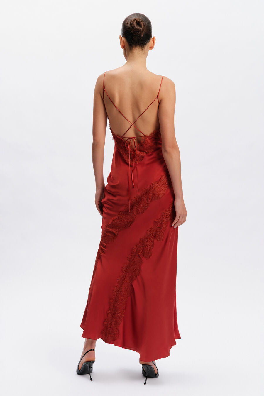 Serena Lace Detail Maxi Dress