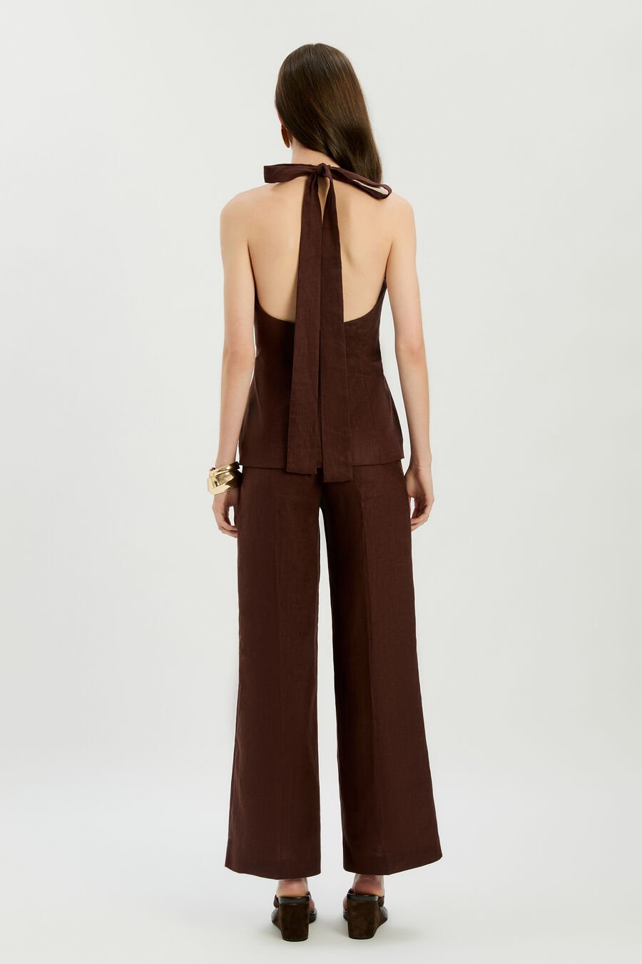 Geordy Hipster Linen Pant