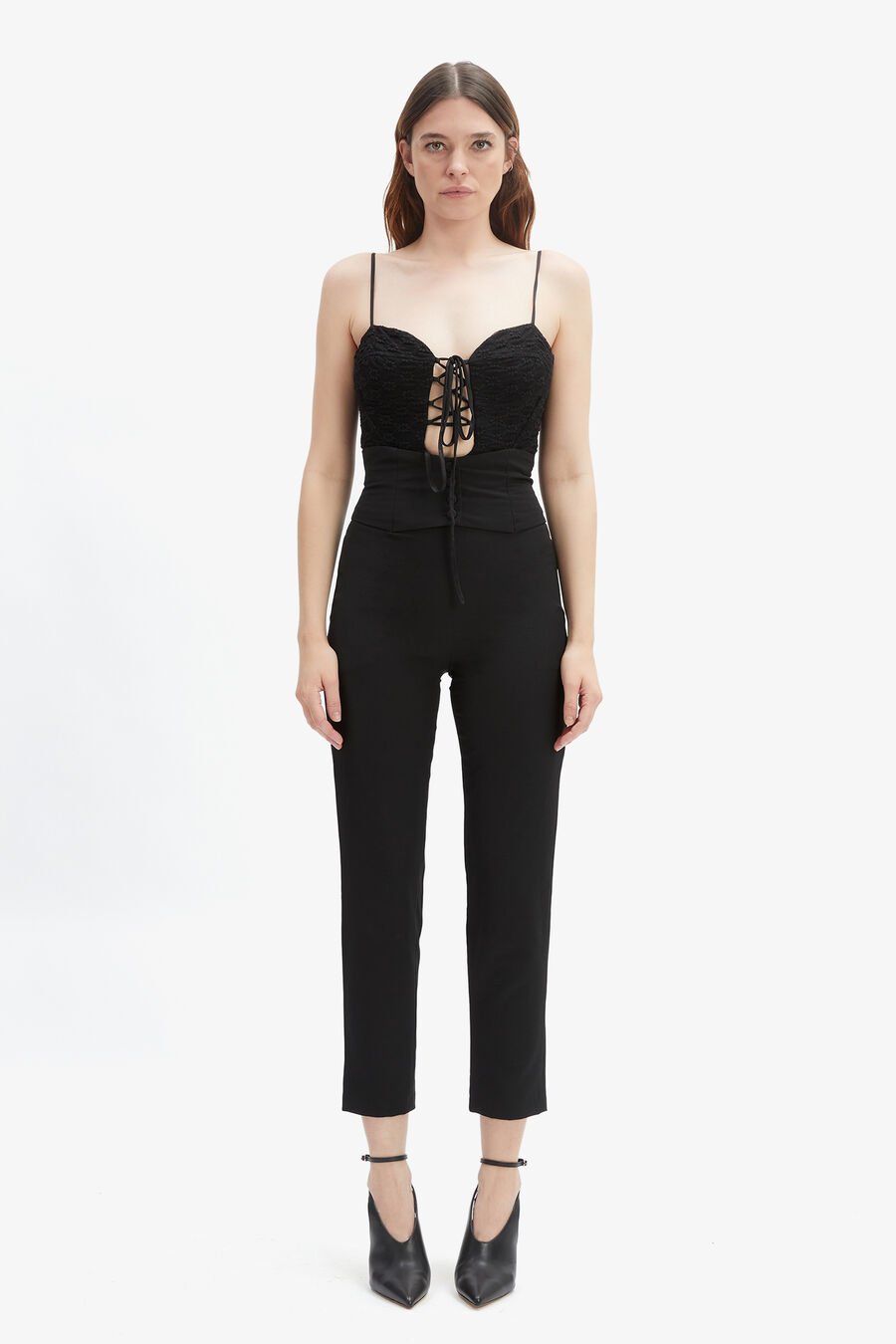 Delaney Lace Up Bodysuit