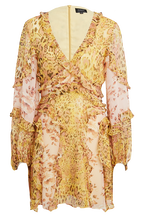 MIXED PRINT DRESS in colour WINTER WHITE