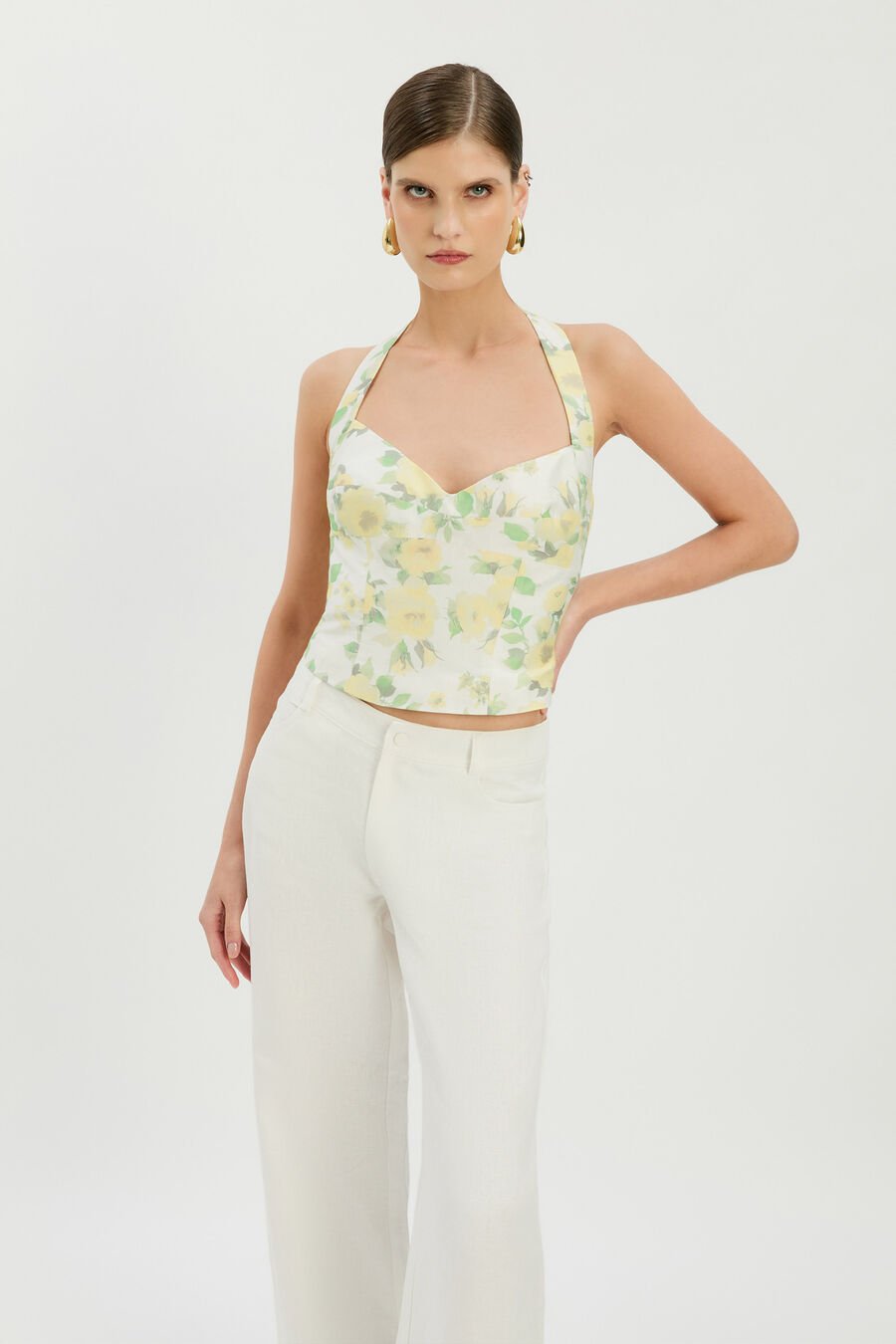 Deserae Halter Neck Top