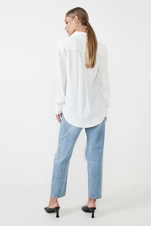 pale ivory shirt