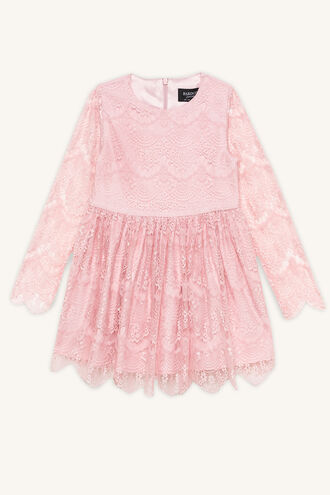 GERTRUDE LACE DRESS in colour POTPOURRI