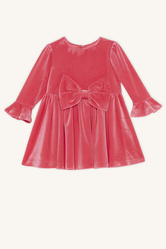 MATILDA BOW DRESS in colour PARADISE PINK