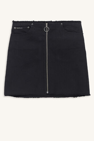 DARIA DNM SKIRT in colour CAVIAR