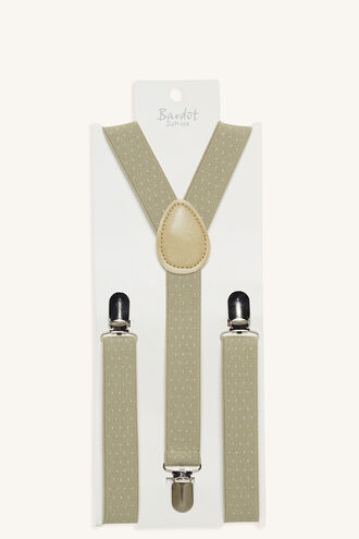 OSCAR SPOTTY BRACES in colour BEIGE