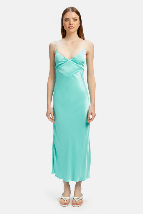 MALINDA SLIP DRESS in colour CLEARWATER