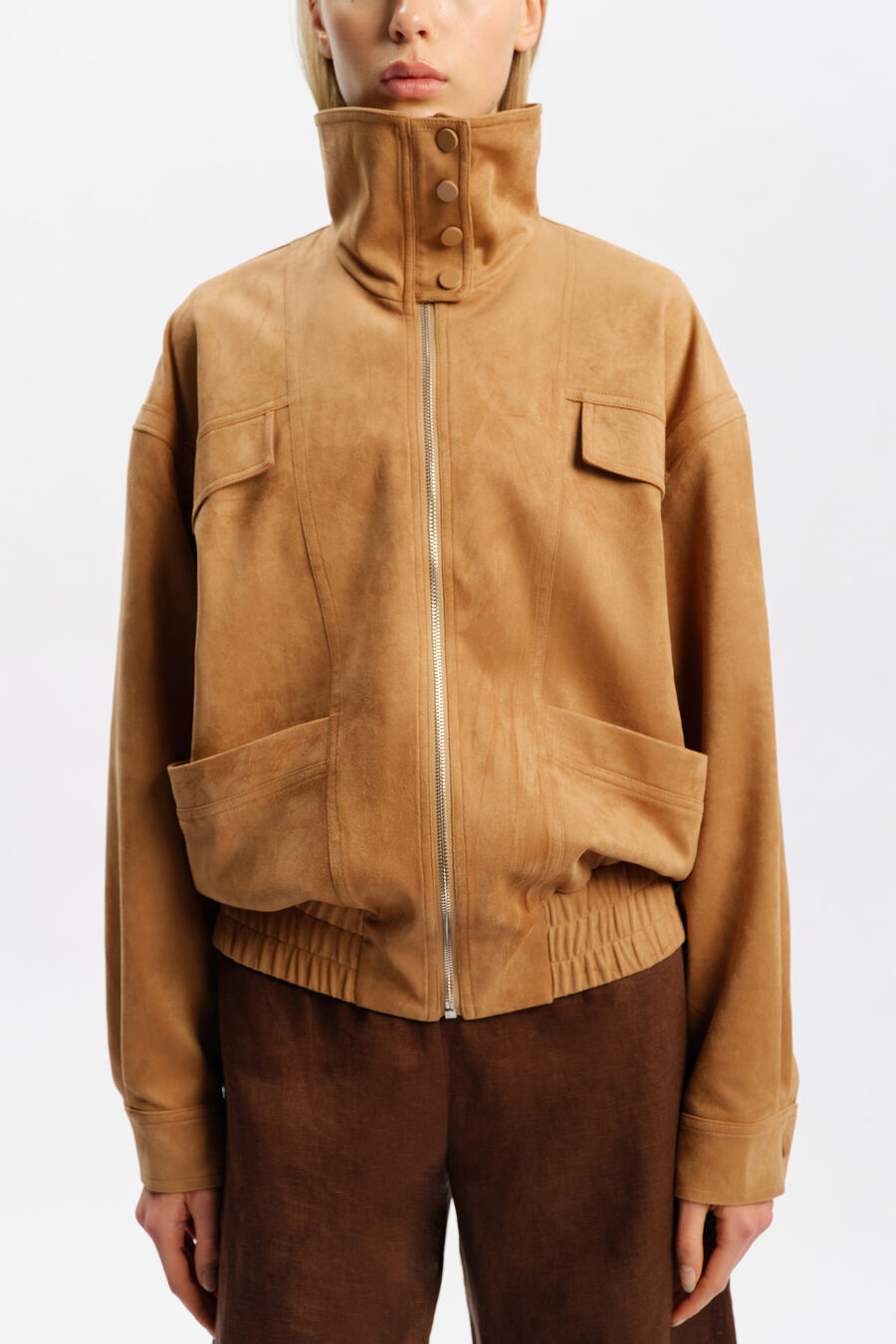 Regina Faux Suede Jacket
