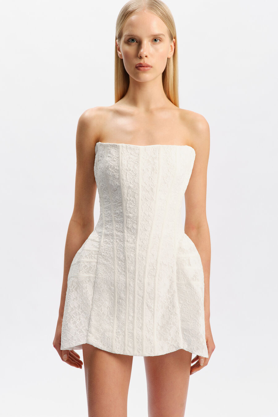 Lavinya Corset Lace Mini Dress