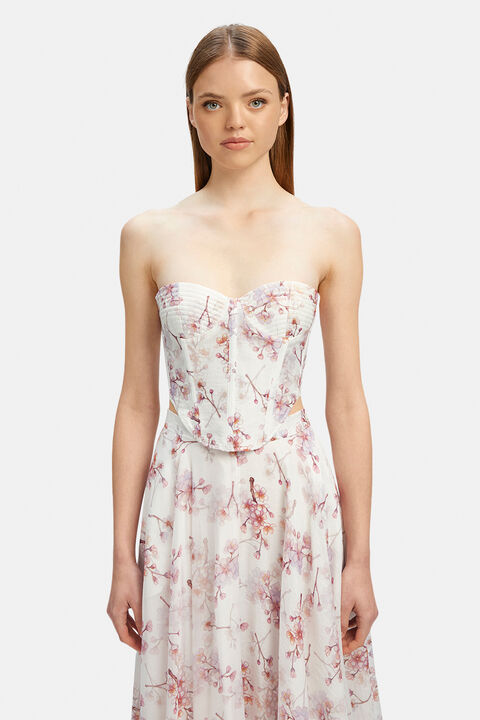 GRACIOUS CORSET BUSTIER in colour BLOSSOM