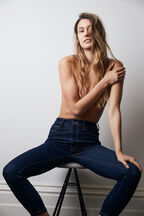 KHLOE HI CROP in colour CAPTAIN'S BLUE