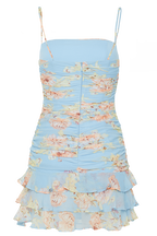 REMI FLORAL DRESS in colour HINT OF MINT