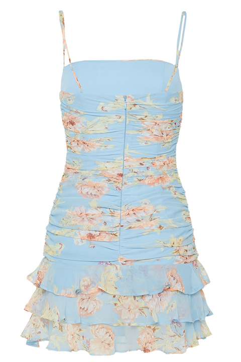 REMI FLORAL DRESS in colour HINT OF MINT