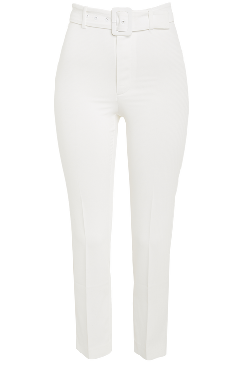 THERESE BUCKLE PANT in colour CLOUD DANCER